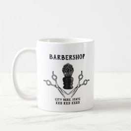 Caneca De Café Tesoura de barbearia legal para troca comercial