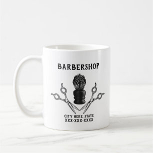 Caneca De Café Tesoura de barbearia legal para troca comercial