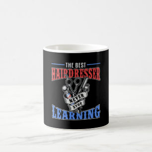 Caneca De Café Tesoura Hair Stylist Barber Hairdresser Hair Gift