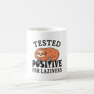 Caneca De Café Testado positivo para a preguiça Sloth