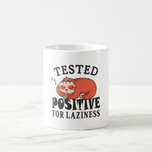 Caneca De Café Testado positivo para a preguiça Sloth