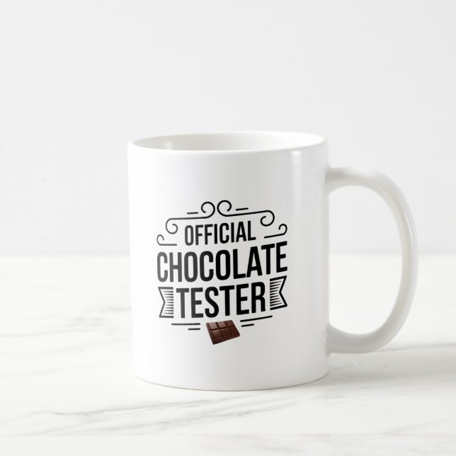 Caneca De Café Testador de Chocolate Oficial (Direita)