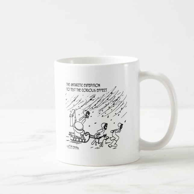 Caneca De Café Testando o efeito de Coriolis (Direita)