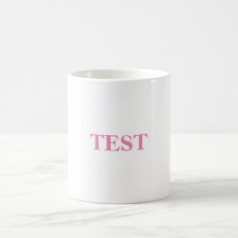 Caneca De Café Testar Mug Rosa