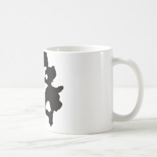 Caneca De Café Teste de Rorschach de um cartão da mancha da tint