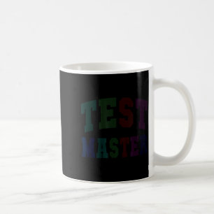 Caneca De Café Teste engraçado mestre testando dia modo professor