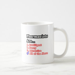 Caneca De Café Teste Farmacêutico... Piada