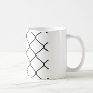 Caneca De Café Teste padrão da cerca do elo de corrente