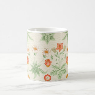 Caneca De Café Teste padrão da margarida por William Morris