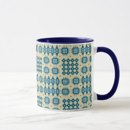 Caneca de café: Teste padrão da tapeçaria de