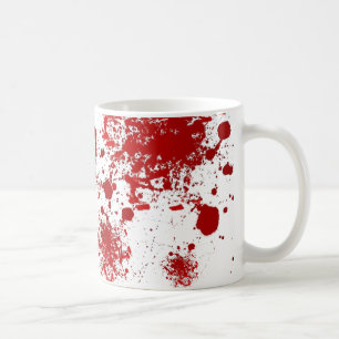 Caneca De Café Teste padrão de gotejamento dos Splatters do