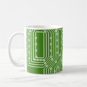 Caneca De Café Teste padrão do conselho do computador