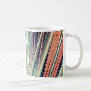 Caneca De Café Teste padrão dos projectores do art deco