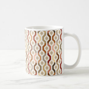 Caneca De Café Teste padrão geométrico da relação da modifica