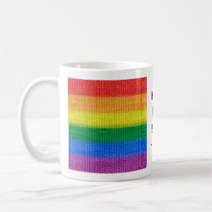 Caneca De Café Teste padrão sem emenda de confecção de malhas