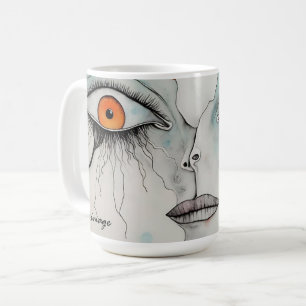 Caneca De Café "Testemunha Silenciosa" Surreal Coffee Mug de DAKi