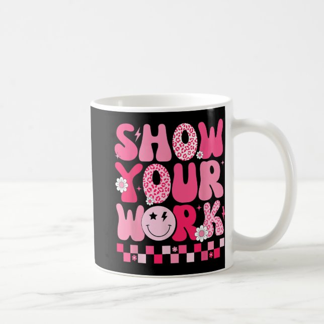 Caneca De Café Testi Motivacional no Dia de Teste do Professor de (Direita)