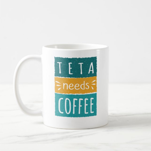 Caneca De Café Teta precisa de café mug (Esquerda)