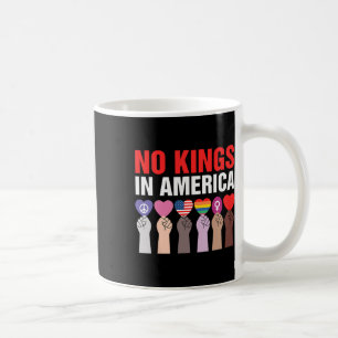 Caneca De Café Teto Anti-Trump Democracy No Kings In America