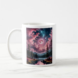 Caneca De Café Teto Paisagista Sonhador Sonhador Noturno Sonheira