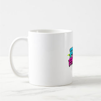 Caneca De Café Teto sem Grafite - Desenho Colorido da Pintura de 