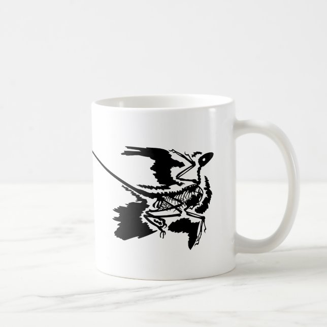 Caneca De Café 'Tetrapteryx' e Microraptor Coffee Mug (Direita)