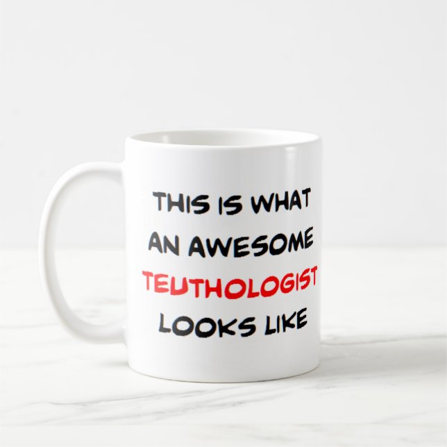Caneca De Café teuólogo, incrível (Esquerda)