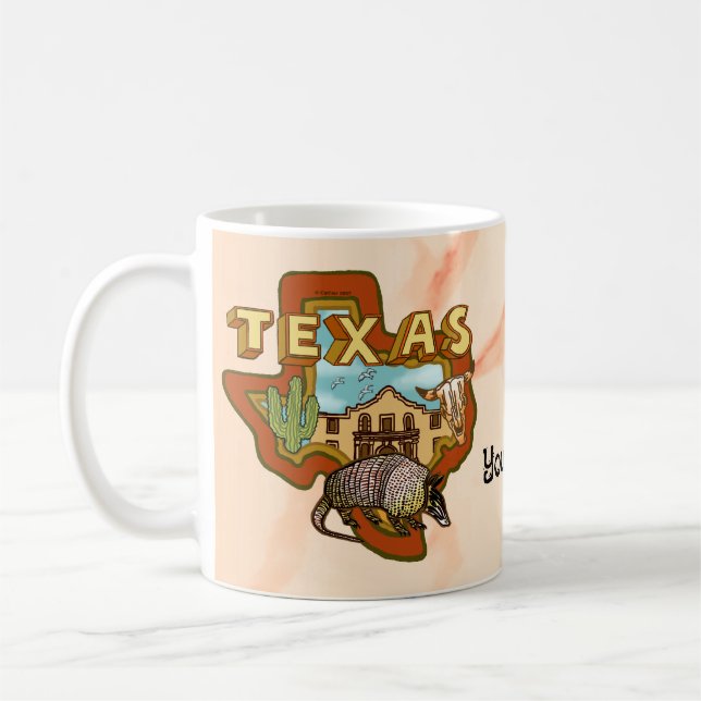 Caneca De Café Texas (Esquerda)