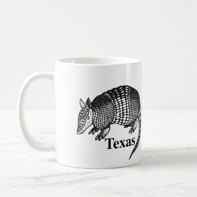 Caneca De Café Texas Armadillo Mug (Esquerda)
