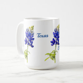 Caneca De Café Texas Bluebonnet Flowers Mug