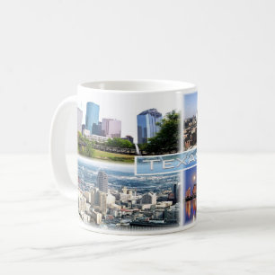 Caneca De Café Texas - Centro Houston - Centro Dallas -