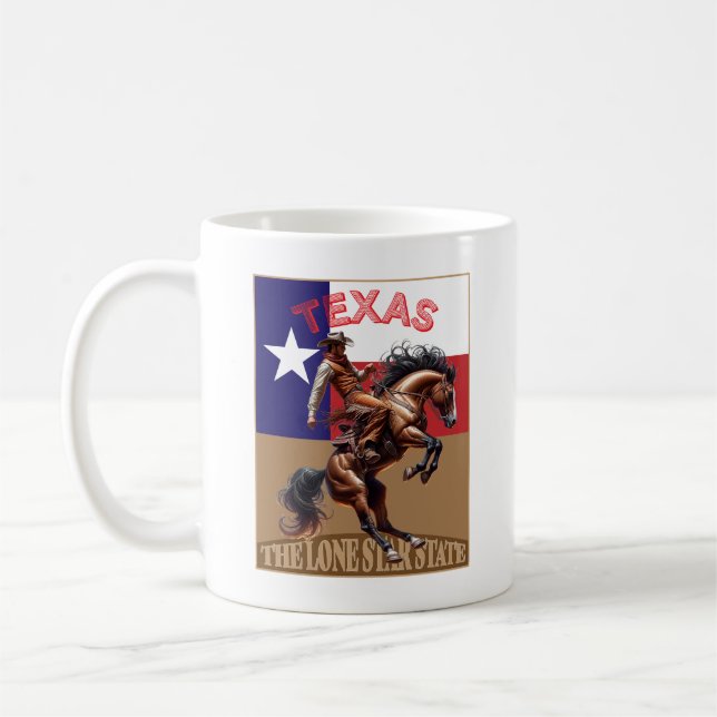 Caneca De Café Texas - Estado da Estrela Solitária (Esquerda)