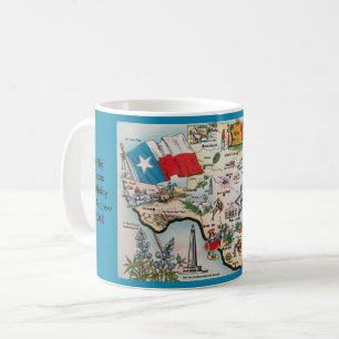 Caneca De Café Texas Map Custom Mug