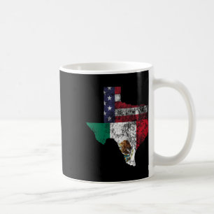 Caneca De Café Texas Mexico American Flag Cinco De Mayo Mexicano