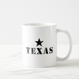 Caneca De Café Texas, o estado solitário da estrela