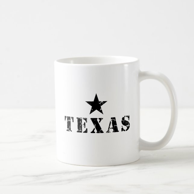 Caneca De Café Texas, o estado solitário da estrela (Direita)