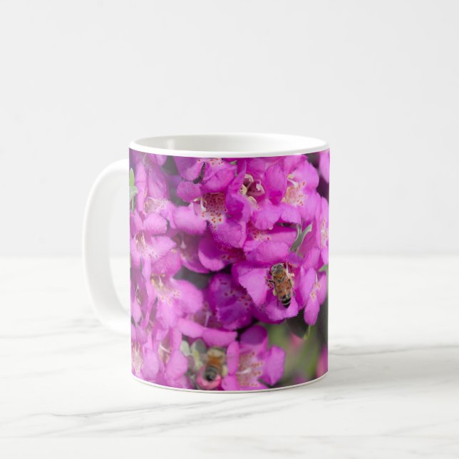 Caneca De Café Texas Sage Floral Mug (Frente Esquerda)