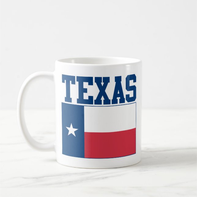 Caneca De Café Texas State Flag Mug (Esquerda)