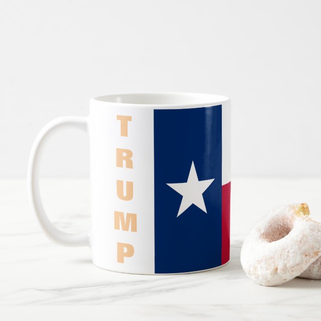 CANECA DE CAFÉ TEXAS TRUMP (Com Donut)