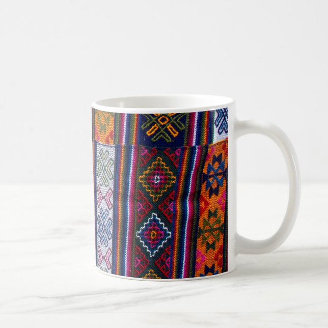 Caneca De Café Têxtil do Butão (Direita)