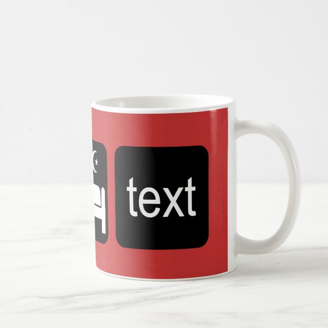 Caneca De Café Texting engraçado (Direita)