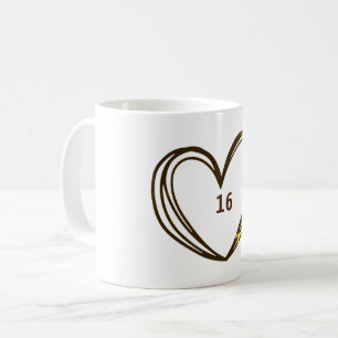 CANECA DE CAFÉ TEXTO CORAJOSO