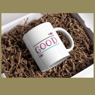 Caneca De Café Texto das Cotações Flores Verão