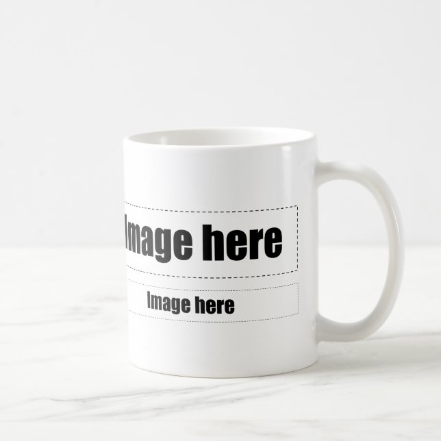 Caneca De Café Texto de Origami (Direita)