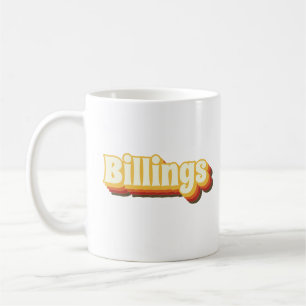 Caneca De Café Texto de Vintagem Retroativa de Faturamentos