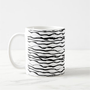 Caneca De Café Texto Desenhado à Mão Fundo Isolado Vintage Ill