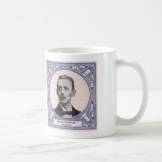 Caneca De Café Texto do ídolo do Handbell no Sr. back- Riso