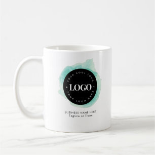 Caneca De Café Texto do Logotipo da Empresa Personalizada da Cor