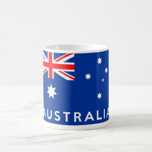 Caneca De Café texto do nome do símbolo do país austrália