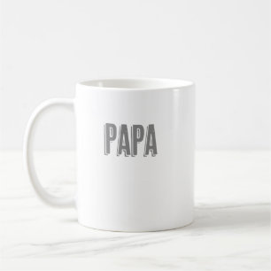 Caneca De Café Texto do Pai Novo "Papa"